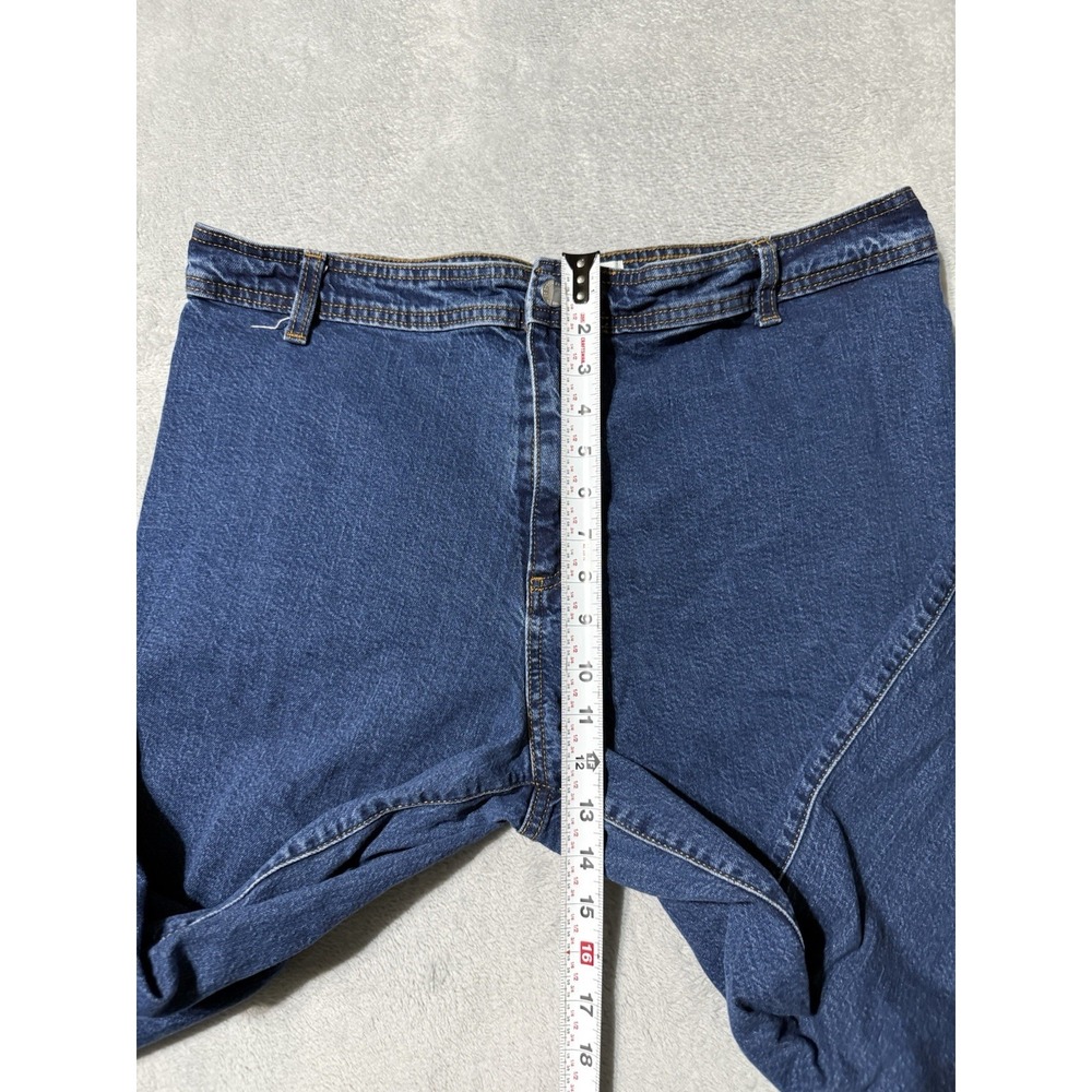 Universal Thread Jeans Womens 16 Blue High Rise Sailor Wide Leg Denim 36x27.5 - Picture 4 of 10